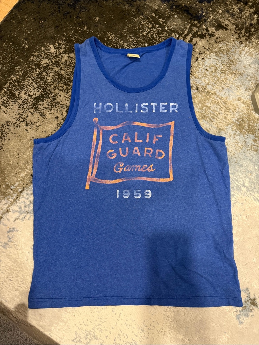 Hollister Royal Blue Graphic Tank